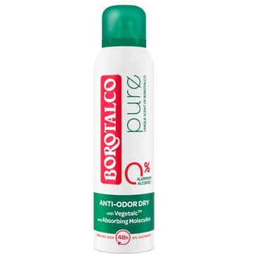 Deodorant antiperspirant spray Borotalco Pure Original 0% Aluminium Salts 150 ml
