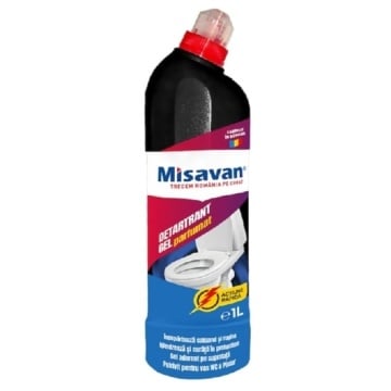 Detartrant gel parfumat pentru baie Misavan 1 L