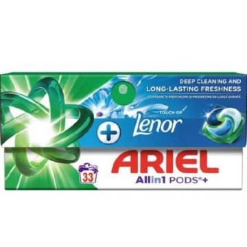 Detergent capsule Ariel All in 1 Pods+ Touch of Lenor Anti-odor 33 capsule 722.7g