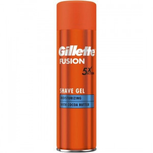 Gel de ras hidratant Gillette Fusion 5 X Action Cocoa Butter 200ml