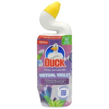Gel igienizant pentru toaletă Duck Total Action Gel Virtual Violet 750 ml