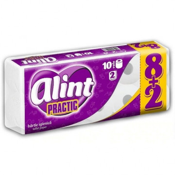 Hartie igienica Alint Practic 10 role 2 straturi