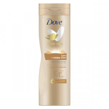 Loțiune de corp autobronzanta graduala de la ușoară la medie Dove Body Love Visible Glow 400 ml