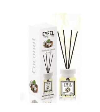 Odorizant camera cu bete de ratan Eyfel Coconut 120 ml