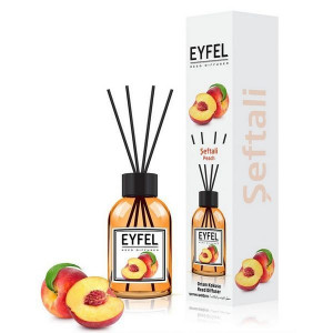 Odorizant camera cu bete de ratan Eyfel Peach 120 ml