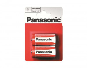 Panasonic C 1.5v baterii zinc carbon 2 buc/pachet