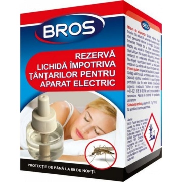 Rezerva lichida împotriva țânțarilor pentru aparatul electric Bros 40 ml