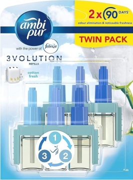 Rezerva odorizant electric Ambi Pur 3Volution Cotton Flower 2x20 ml