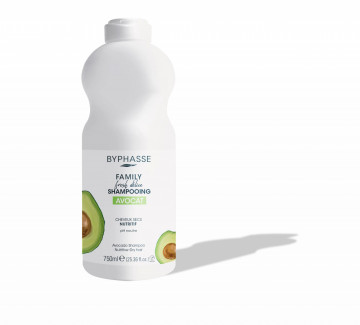 Sampon nutritiv pentru par uscat Byphasse Family Shampooing Avocat 750 ml