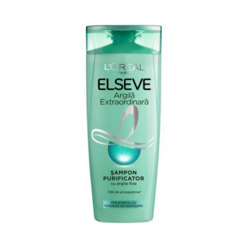 Sampon purificator pentru par gras L'Oreal Elseve Argila Extraordinara 250 ml - Img 2