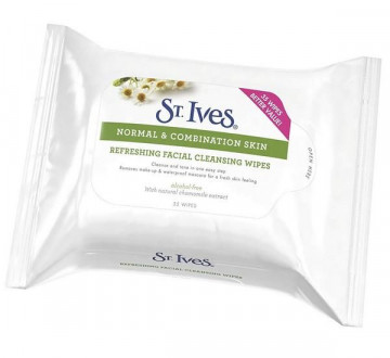 Servetele demachiante St.Ives cu extract de musetel pentru ten normal/mixt 35 buc - Img 2