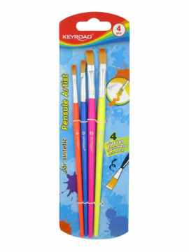 Set pensule varf lat, Keyroad 4 buc