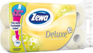 Zewa Deluxe Jasmine Blossom hartie igienica 3 straturi 8 role - Img 2