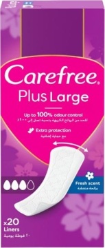 Absorbante zilnice Carefree Plus Large Fresh Scent 20 buc