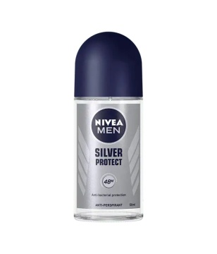 Deodorant antiperspirant roll-on Nivea Men Silver Protect antibacterian 50 ml