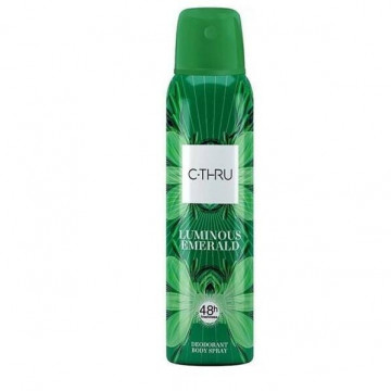 Deodorant body spray Luminous Emerald C-THRU, 150 ml