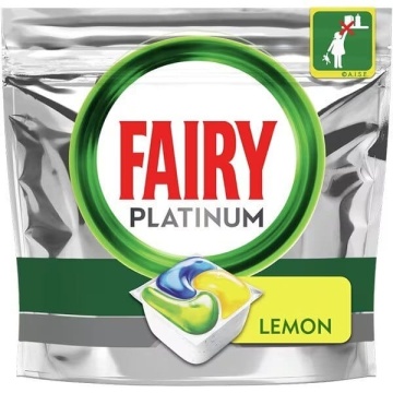 Detergent capsule pentru masina de spalat vase Fairy Platinum All in One Lemon 81 buc 1207 g