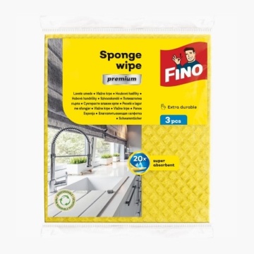 Lavete umede superabsorbante pentru bucatarie si baie Fino Premium 18x18 cm 3 buc set