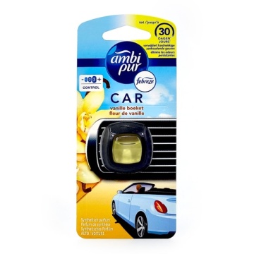 Odorizant auto Ambi Pur Febreze Car Clip Fleur de Vanille 2 ml