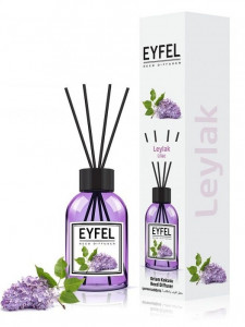 Odorizant camera cu bete de ratan Eyfel Liliac 120 ml