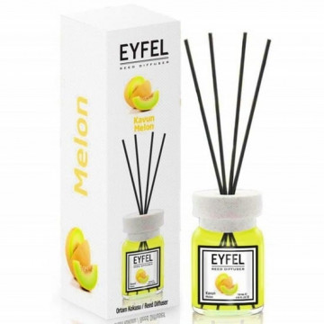 Odorizant camera cu bete ratan Eyfel Melon 120 ml