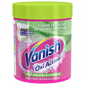 Pudra pentru indepartarea petelor si igienizare Vanish Oxi Action Stop Odors & Hygiene 940 g