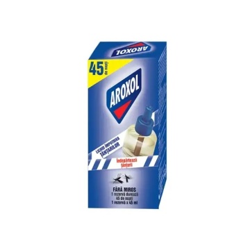 Rezerva lichida împotriva țânțarilor, fara miros, 45 nopti, Aroxol 35 ml