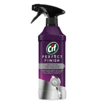 Solutie spray anticalcar pentru baie Cif Perfect Finish Anticalcare 435 ml