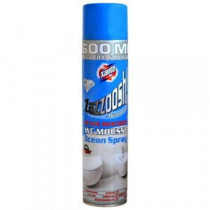 Spuma parfumata anticalcar pentru vasul de toaleta Xanto Stain Destroy WC Mousse Ocean Spray 600 ml