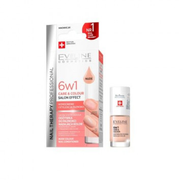 Tratament Unghii 6 in 1 Nude Care & Colour Eveline Cosmetics