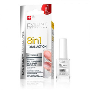 Tratament unghii 8 in 1 Silver Shine Eveline Nail Therapy 12 ml