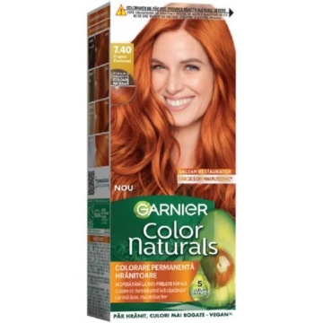 Vopsea de par permanenta 7.40 Cupru Pasional Garnier Color Naturals