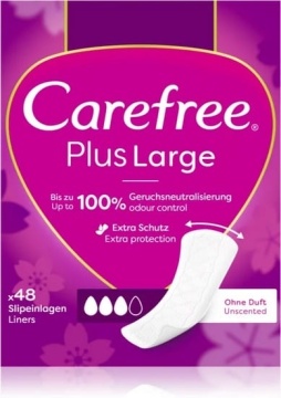 Absorbante zilnice Carefree Plus Large Fresh Scent 48 buc