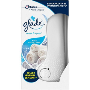 Aparat + rezerva Glade Sense & Spray Pure Clean Linen 18 ml