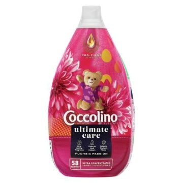 Balsam de rufe ultra concentrat Coccolino Ultimate Care Fuchsia Passion 58 spalari 870 ml