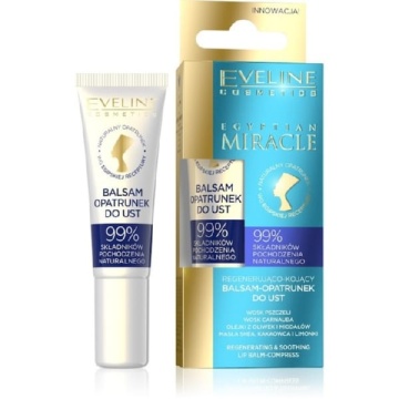 Balsam regenerant pentru buze Egyptian Miracle Eveline Cosmetics 12 ml