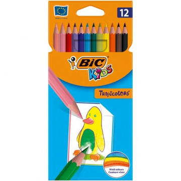 Bic Tropicolors Creioane colorate 12 buc - Img 2