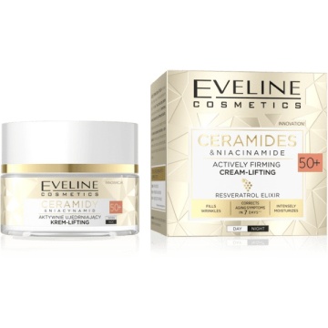 Crema de fata Ceramides & Niacinamide 50+ Actively Firming Eveline Cosmetics 50 ml