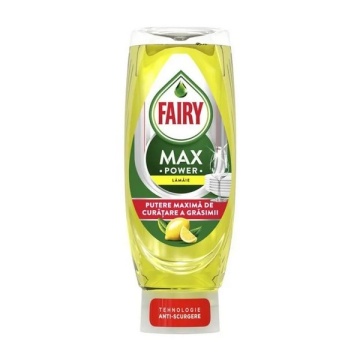 Detergent de vase Fairy Max Power Lamaie cu tehnologie anti-scurgere 545 ml