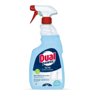 Detergent pentru geamuri Dual Power Vetri cu amoniac, 750 ml