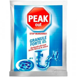 Granule desfundat tevi Peak out apa rece 60g