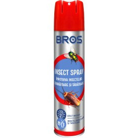Insecticid spray impotriva insectelor zburatoare si taratoare Bros 400 ml