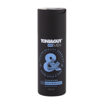 Lotiune de curatare fata si barba Toni & Guy Men Cleansing Face & Beard 150 ml - Img 2