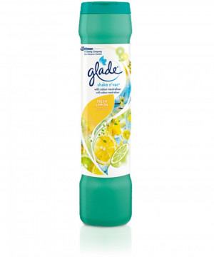 Odorizant pentru covoare, Glade Shake n'vac Fresh Lemon 500 g