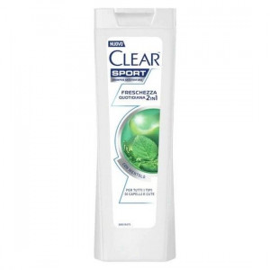 Sampon anti-matreata 2 in1 cu mentol Clear Sport Freschezza 225 ml