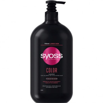 Sampon Syoss Color Protect pentru par vopsit, formula vegana, 750 ml
