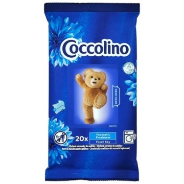 Servetele parfumate pentru uscator rufe Coccolino Fresh Sky 20 buc