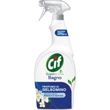 Solutie spray curatare baie Cif Green Active Bagno Profumo di Gelsomino 650 ml
