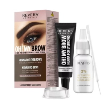 Vopsea sprâncene Henna Pro Colors Dark Brown Reverse Cosmetics