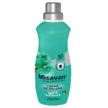 Balsam de rufe concentrat cremă Misavan Aura Matasoasa 30 spalari 750 ml